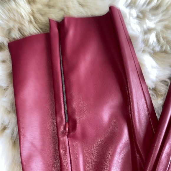 Zara Faux Leather Pants - Picture 5 of 5